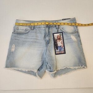 SoundStyle High-Rise Denim Shorts, Size 12